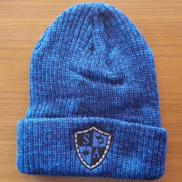 Synthetic Wool Blend Beanie with Fleece Lining - Picture 2 of 2